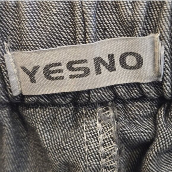 YESNO Boho Hippie Indie Embroidered Floral Denim Wide Leg Cropped Jeans Size 28 - Picture 4 of 11